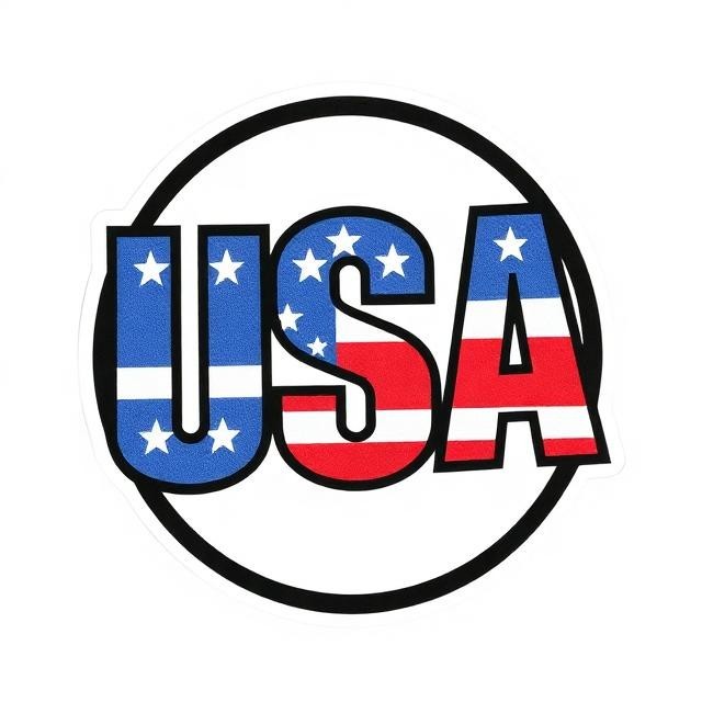 Freedom Pride USA Sticker American Flag Liberty Patriotic