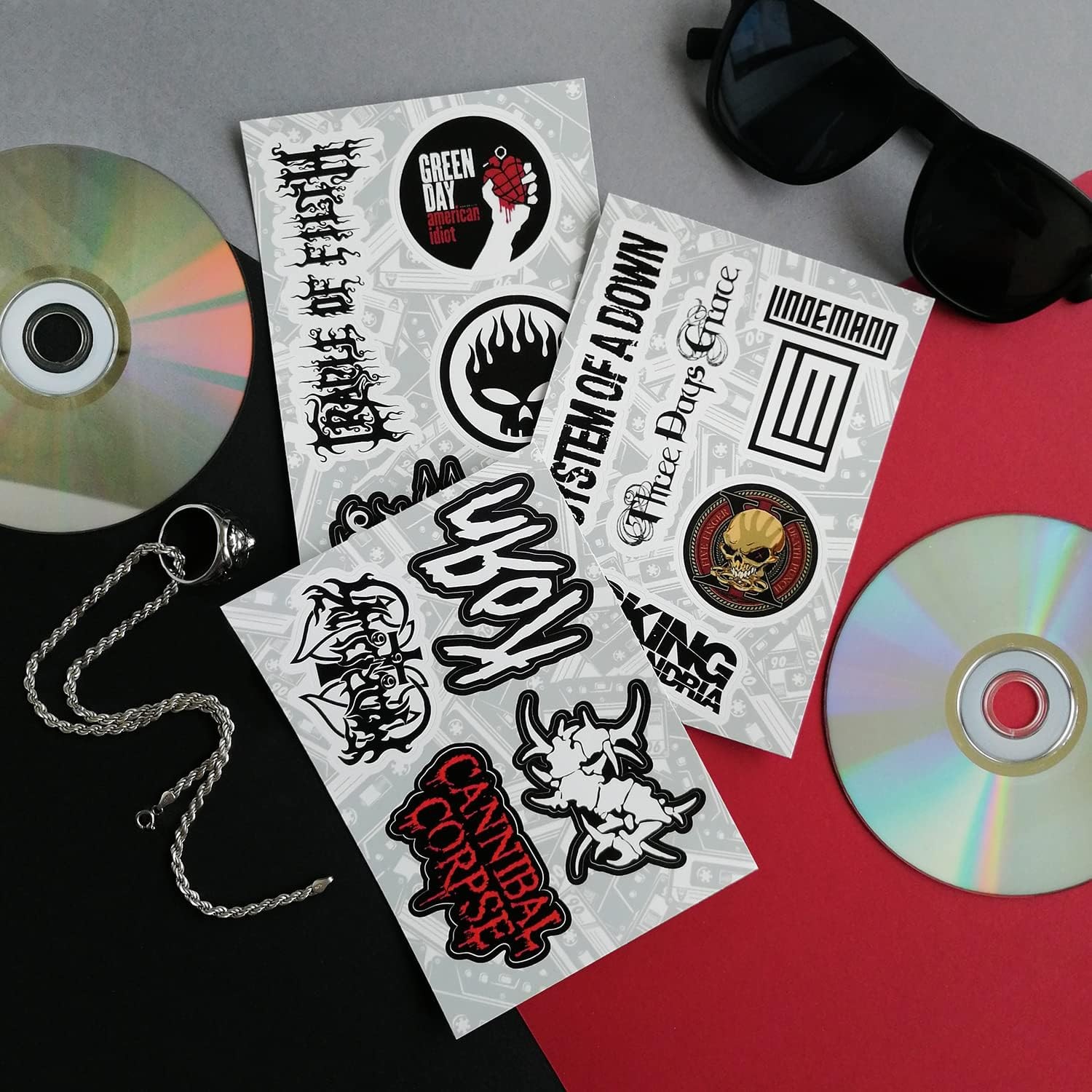 BulbaCraft Legendary Rock Band Vinyl Stickers for Laptop Adults Gifts