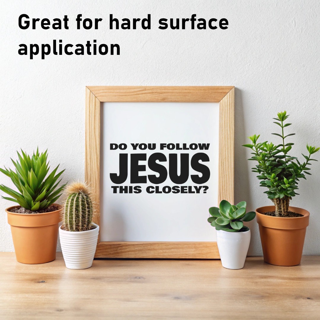 Do You Follow Jesus This Closely Vinyl Decal – Funny Christian Car Sticker