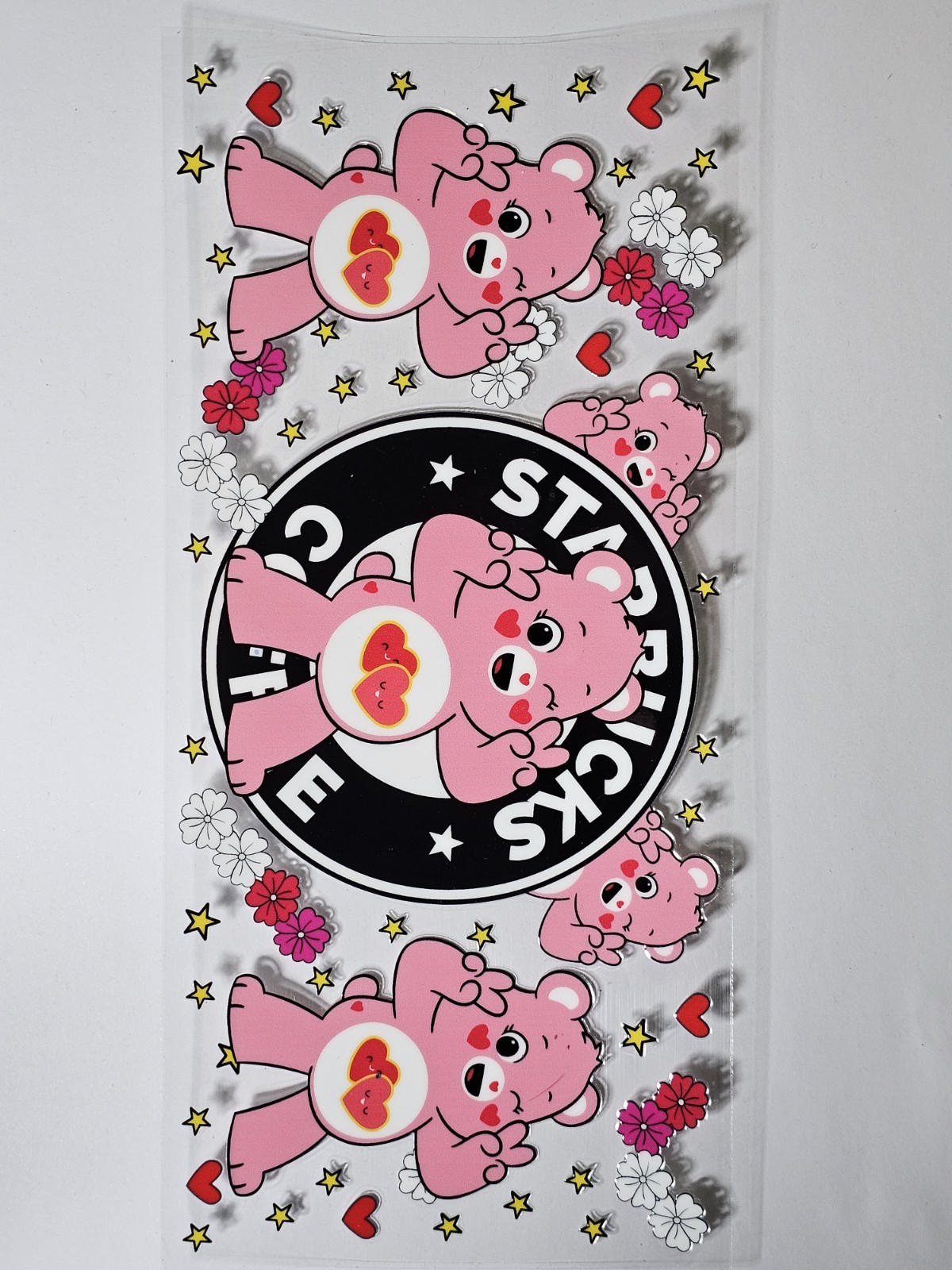 Care Bears UV DTF Transfer Sticker Wrap Tumbler UVDTF BUY 10+ GET COMBINED SHIP