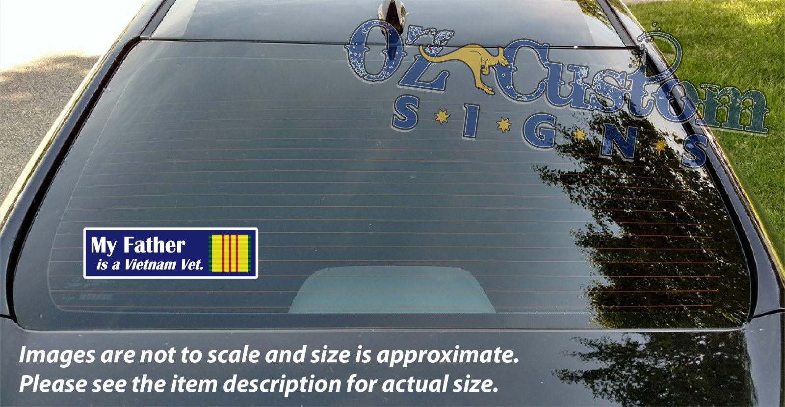 My Father is a Vietnam Vet – Full Color Decal / Sticker!