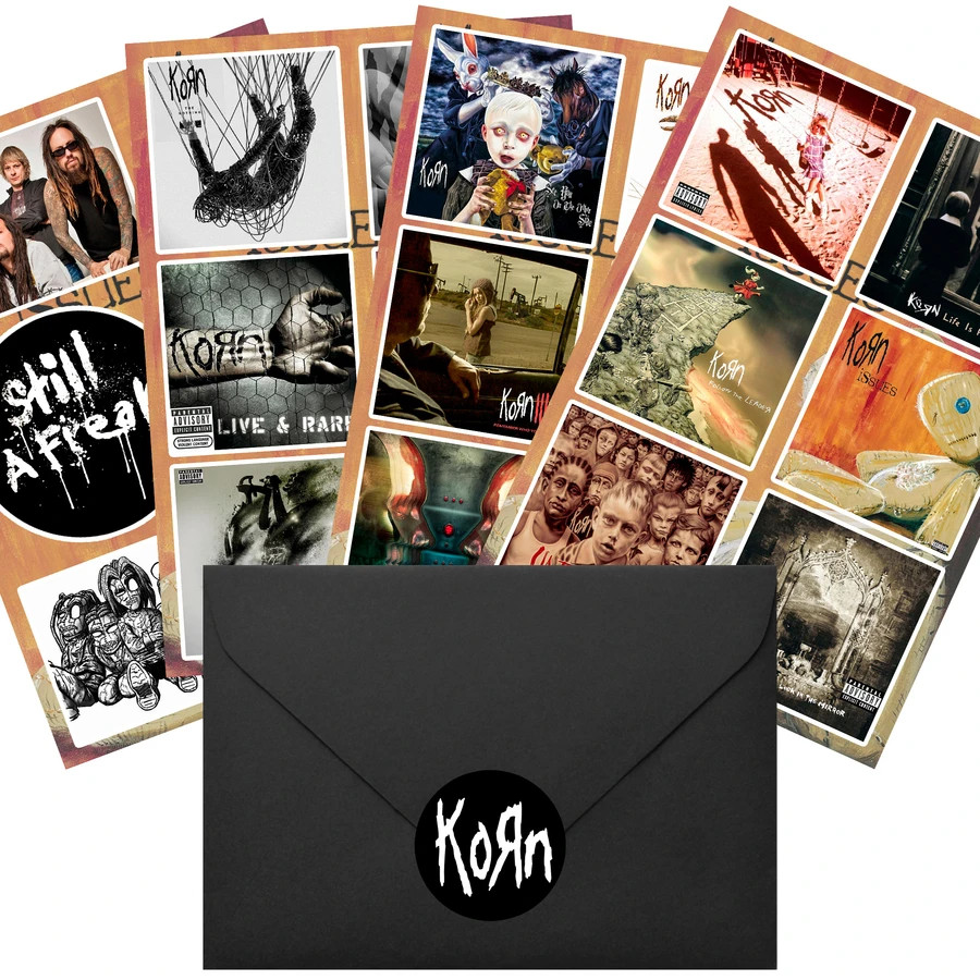 Korn Albums Sticker Pack Issues Follow The Leader Untouchables Life Is Peachy