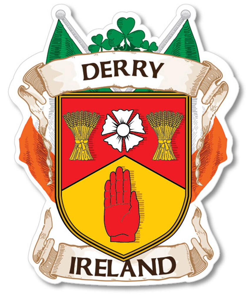 County Derry Ireland Irish Decal Sticker
