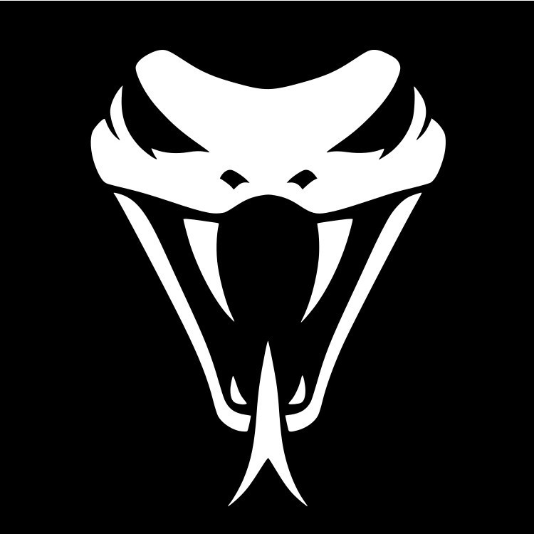 Viper head snake rattle snake Out Sticker | Vinyl Die Cut Transfer | Viper