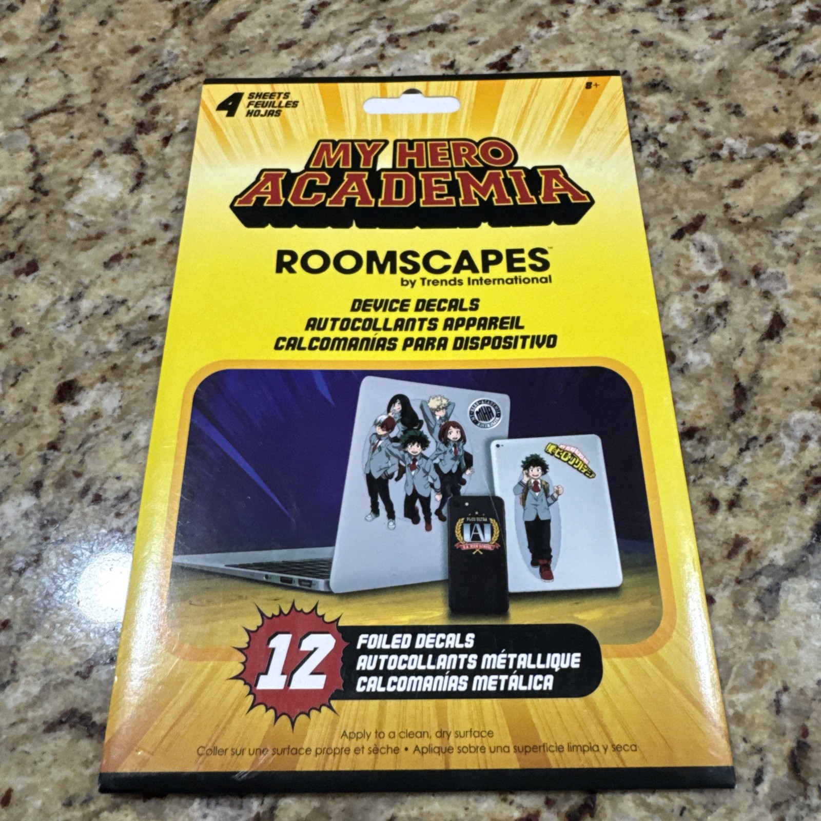 MY HERO ACADEMIA Roomscapes Device Decals by Trends International New Sealed