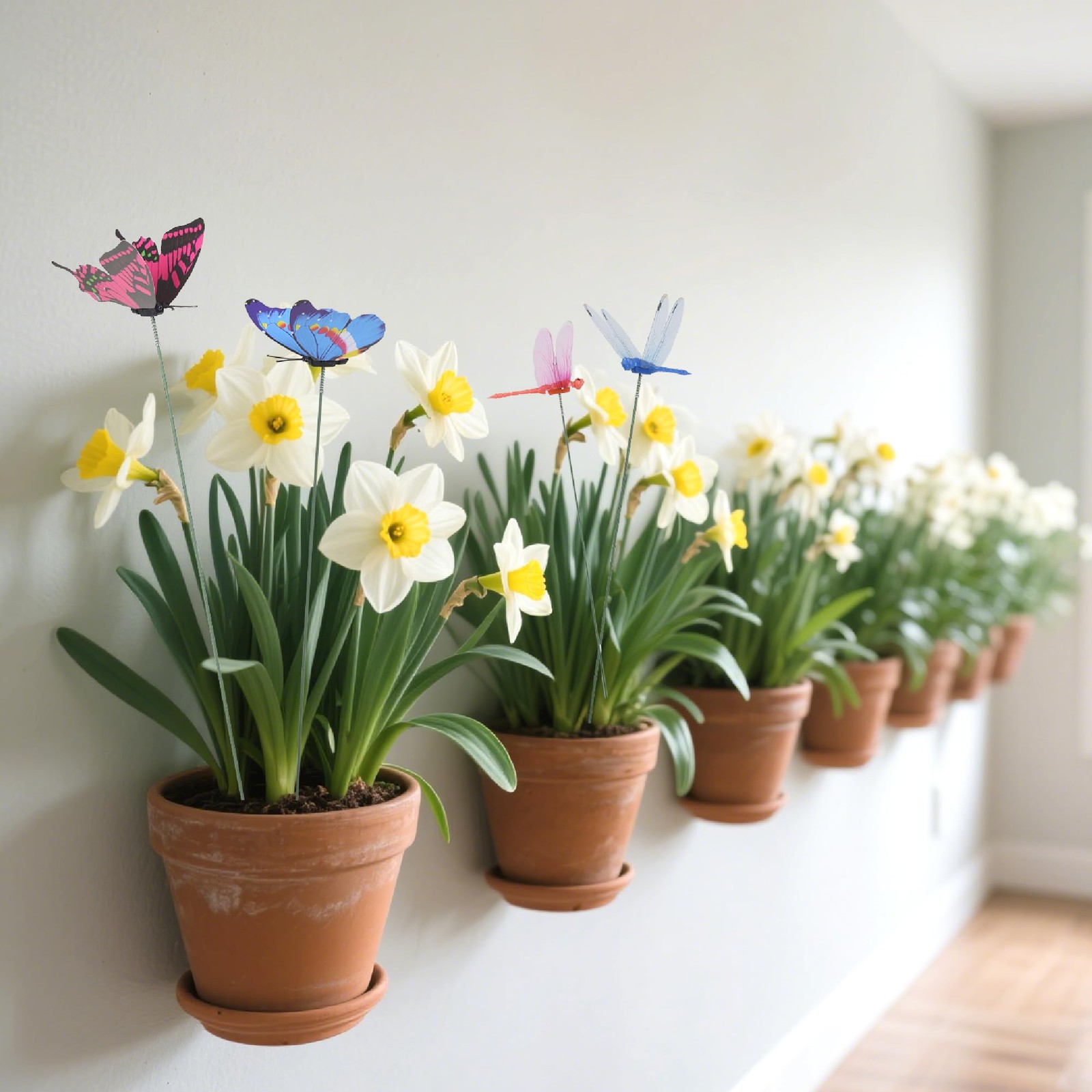 CAMATET 80 Pcs Decorative Butterfly Garden 80pcs-2.8"（Width）, 80- Multi Color