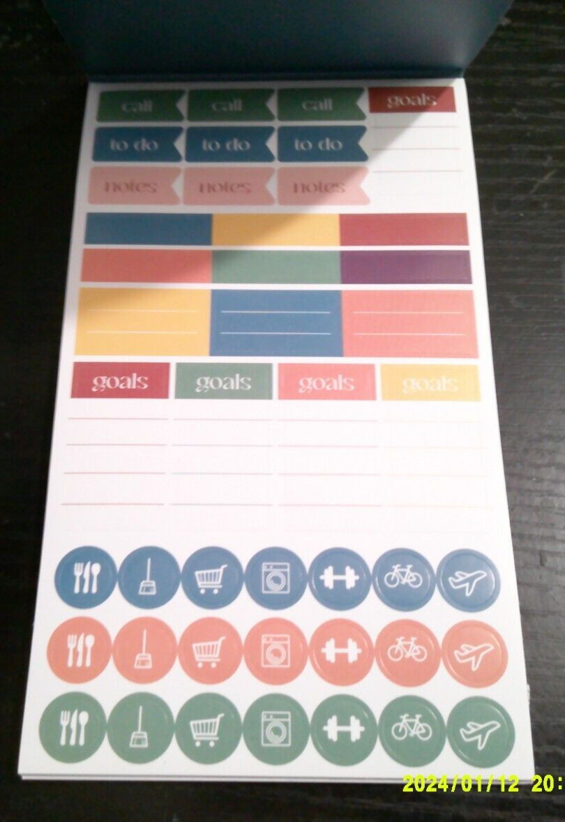 NEW 397 pc planner sticker book organizational supplies decorate your planner