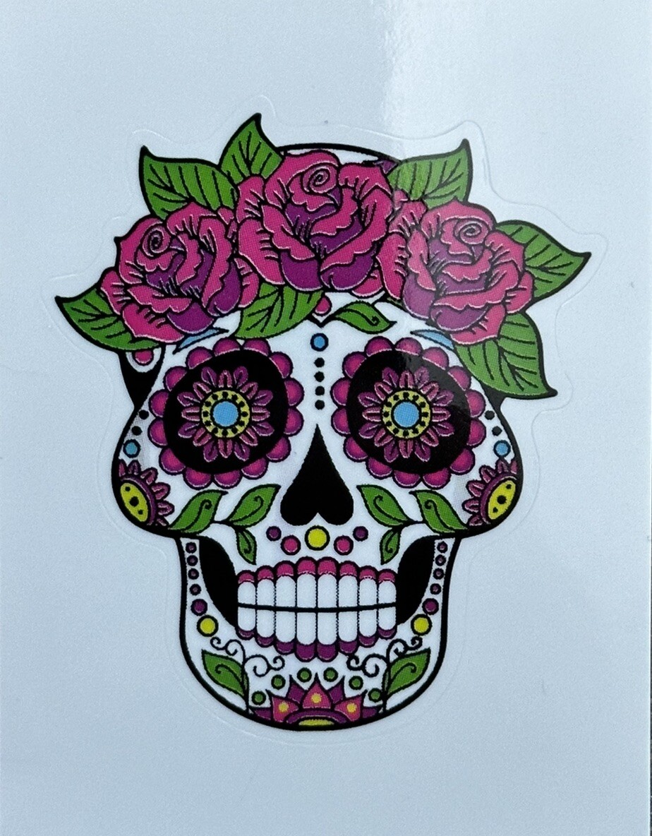 LA CATRINA – DAY OF THE DEAD ~ Small Vinyl Sticker (2 in x 1.5 in)