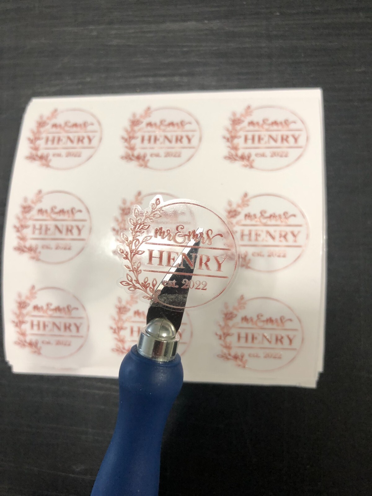 Personalized Clear Stickers | Custom Clear Stickers | Favor Stickers