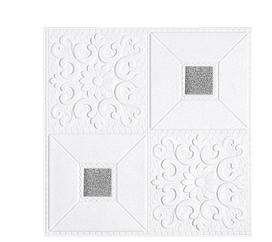 10pcs Waterproof and Removable Foam Wall Stickers Realistic Brick Look