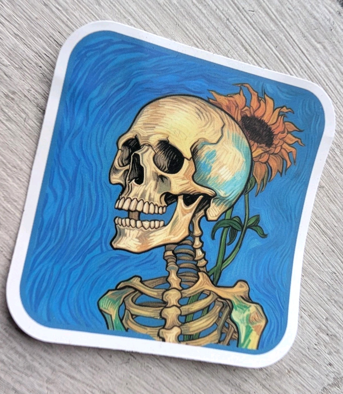 Haunted Active Spirit Negative Scary Witch Owned Magick Painting Sticker