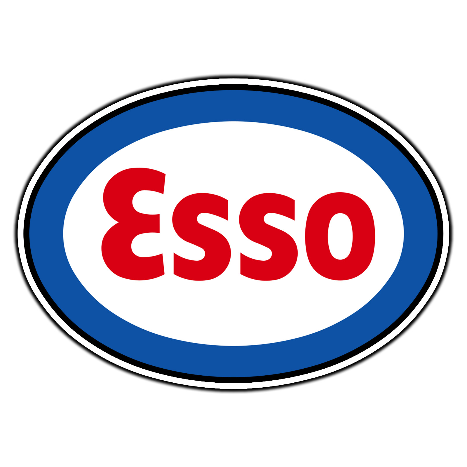 Esso Gas Station Logo #1 Sticker Waterproof Vinyl Decal Die-Cut Laptop Car