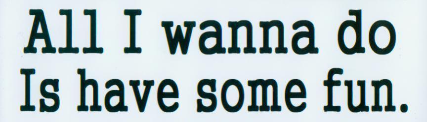 SHERYL CROW Fan Bumper Sticker
