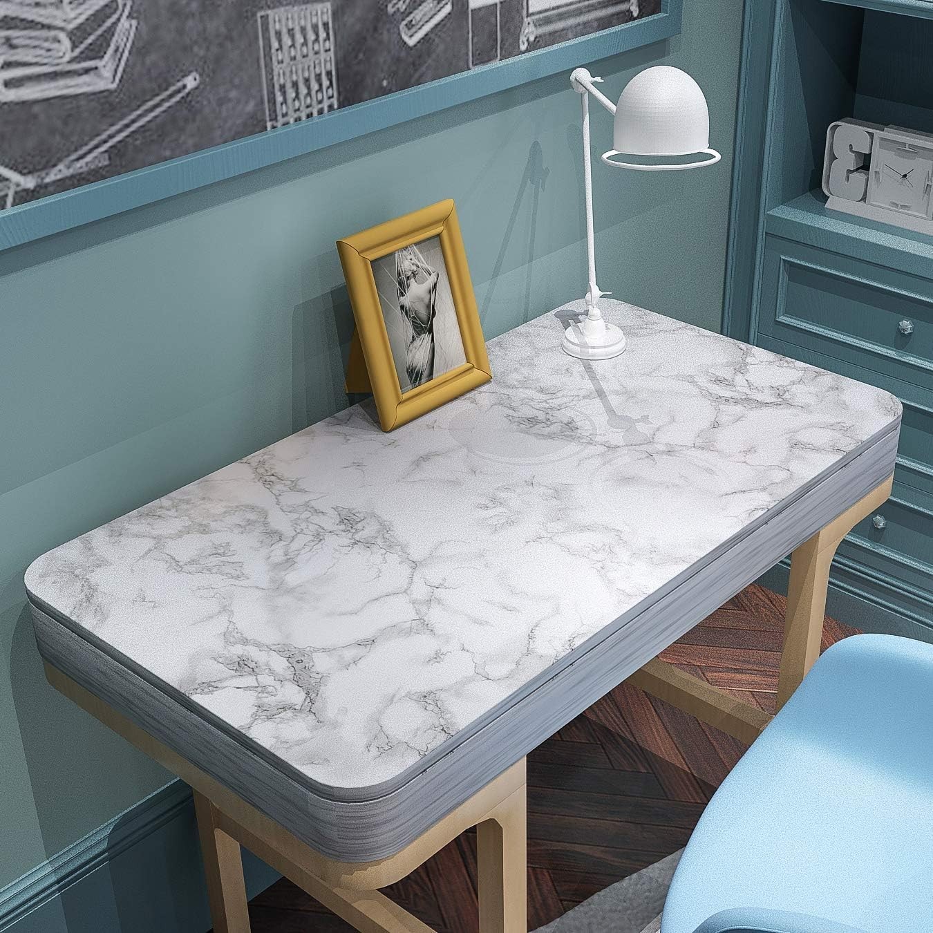 Marble Wall Panel Self-Adhesive Waterproof Art Deco Vinyl Removable