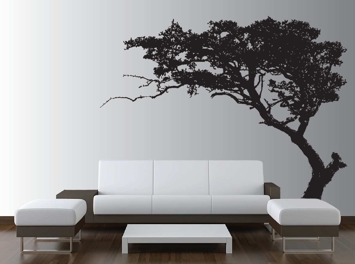 Large Wall Tree Nursery Decal Detailed Wall Art Sticker Family Removable #1131