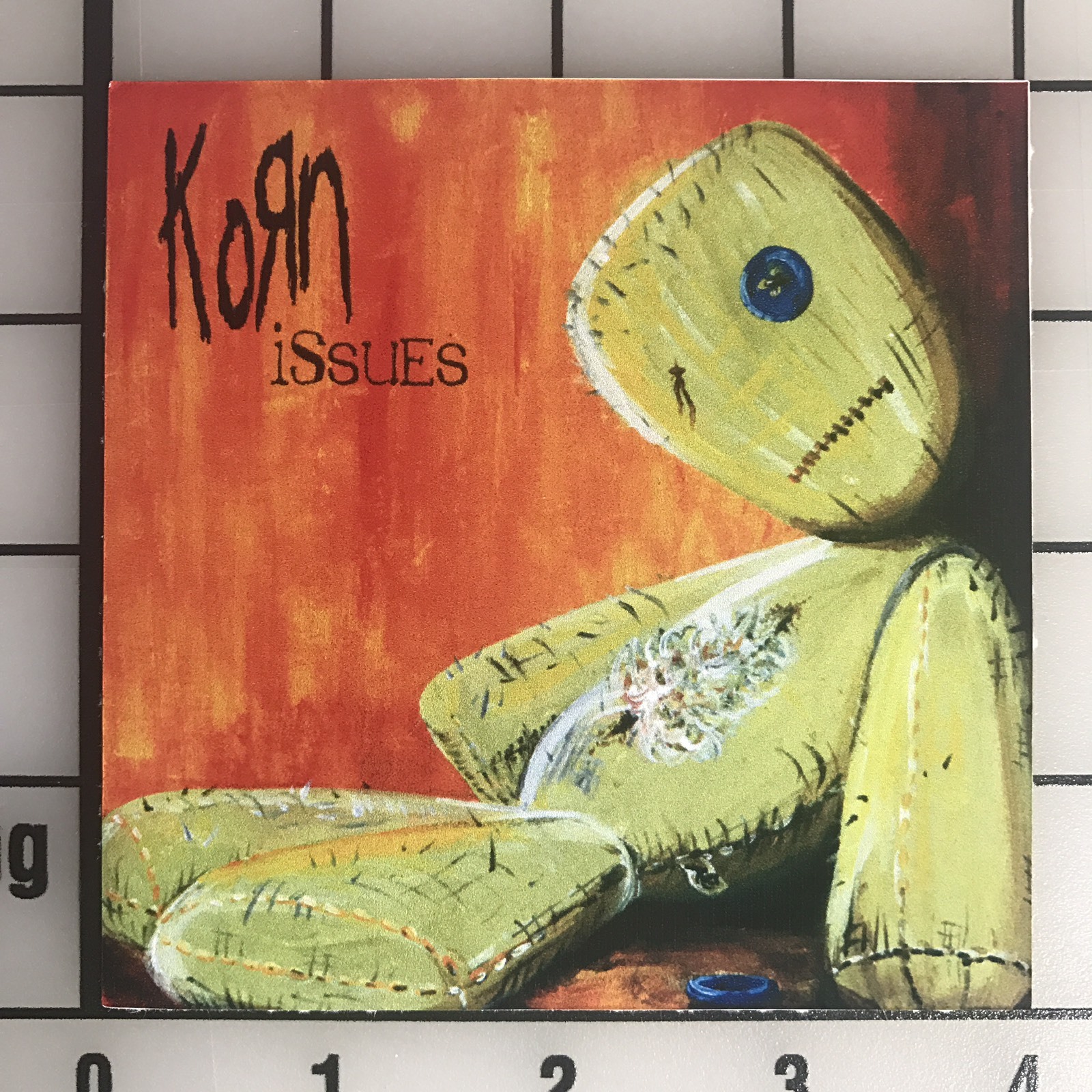 Korn Issues Album Cover 4" Wide Vinyl Decal Sticker – BOGO