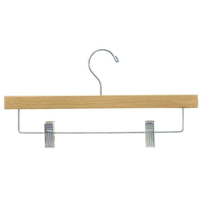 Econoco 901S Wooden Skirt Hanger (Pack of 100)
