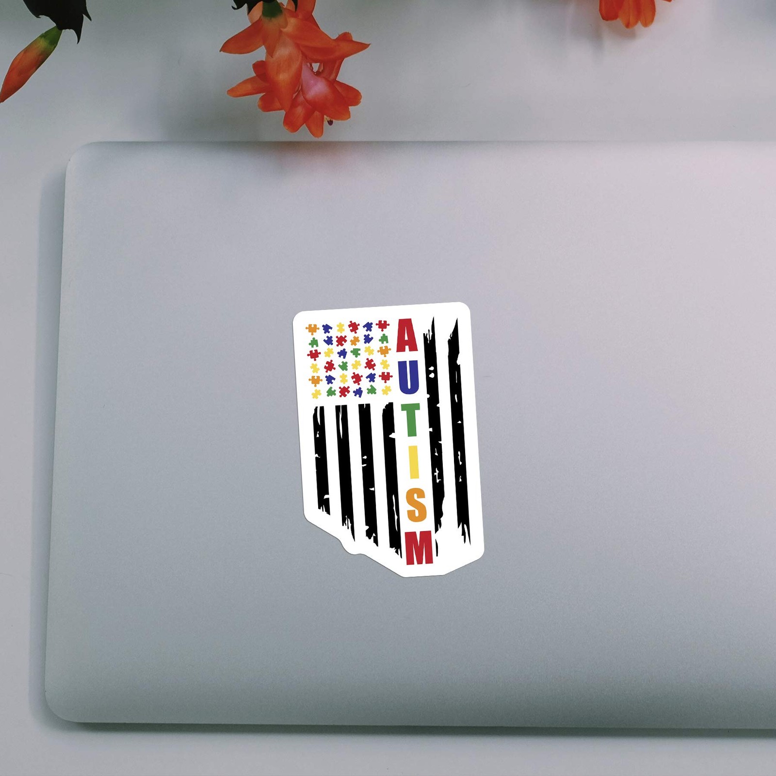 Multicolor Vinyl Sticker Decal Two Pack Made in USA Veteran Owned Weatherproof