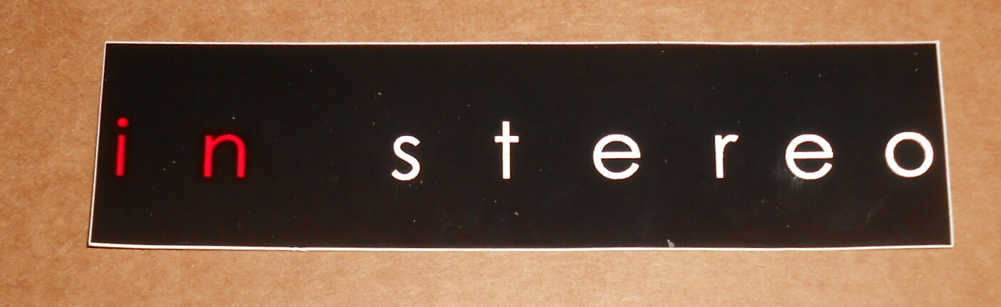 In Stereo Bumper Sticker 5.5×1.5 The X Factor Chris Lanzon