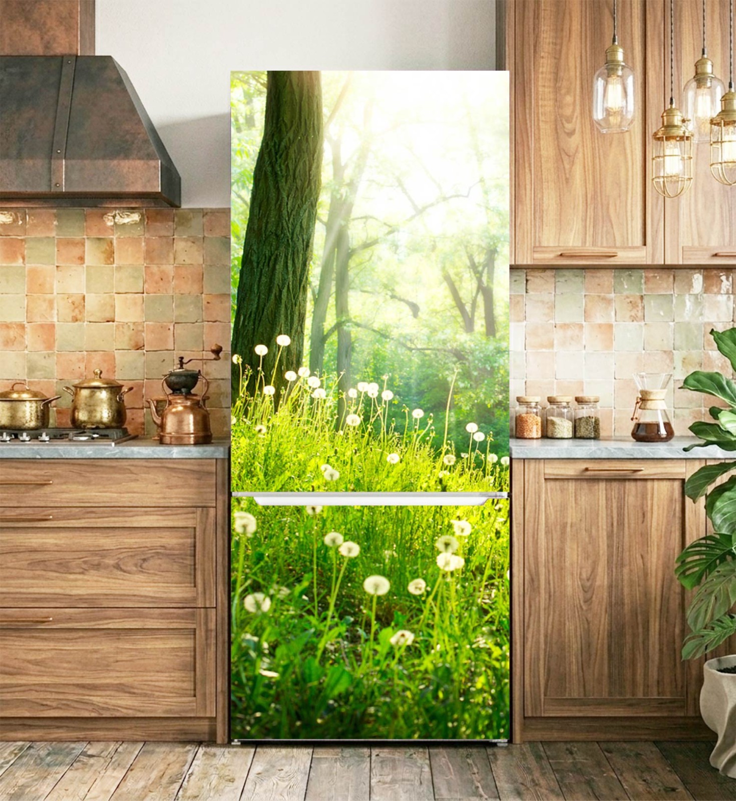 Elegant Refrigerator Cover for Contemporary Homes