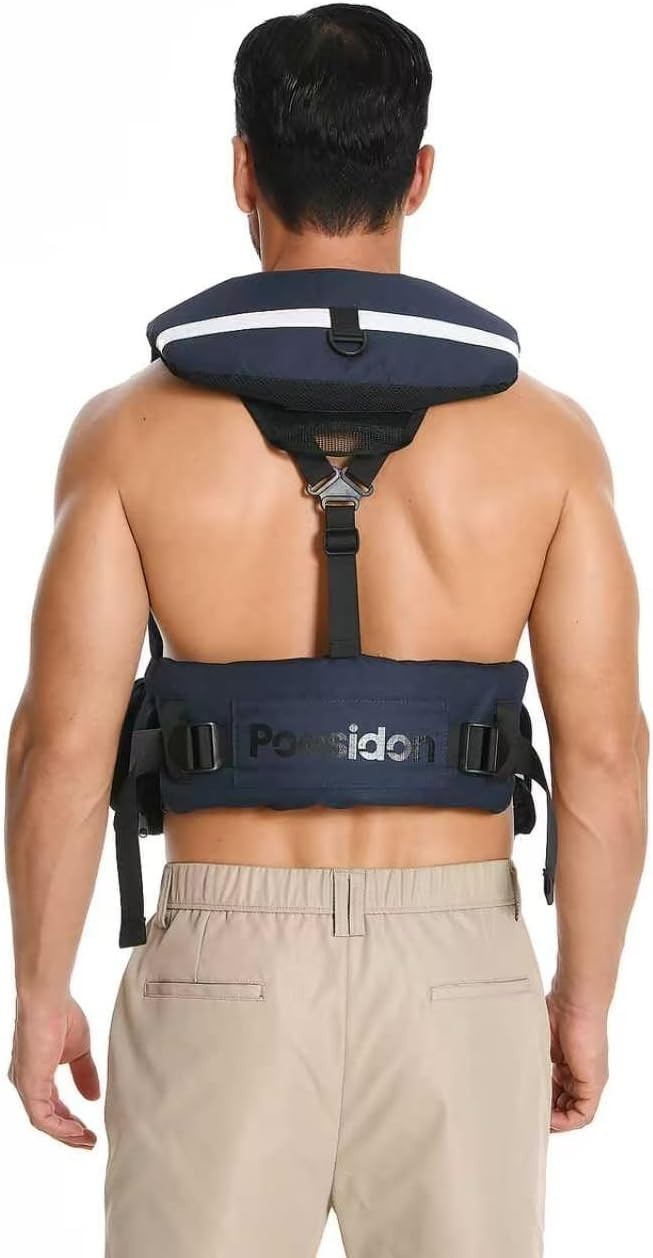 Adjustable Lightweight Breathable Water Safety Life Jacket Golden Unisex Classic