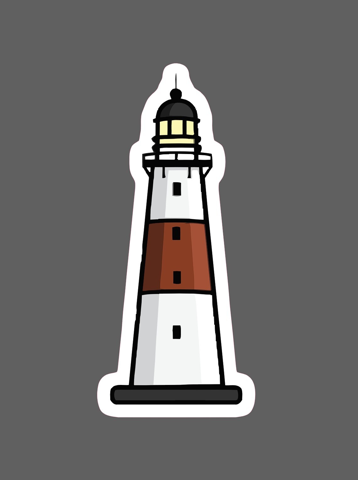 Lighthouse Sticker Illustration Waterproof – Buy Any 4 For $1.75 Each Storewide!