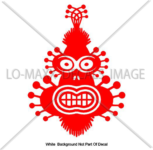 Space Monkey Unique Graphic Design Various Sizes & Colors Die Cut Vinyl Decal