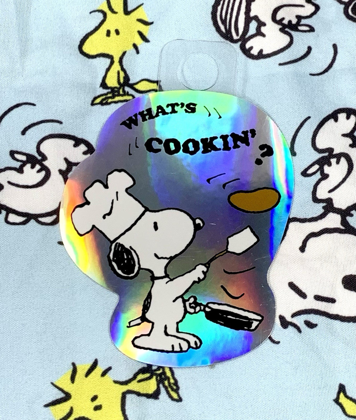 Snoopy What’s Cookin Sticker Peanuts Decal Chef Waterproof Vinyl Car Laptop NEW