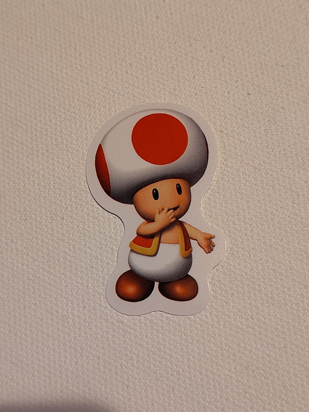 Toad, Super Mario, Nintendo, Fun Adorable Glossy Vinyl Sticker, Decal 1.75"