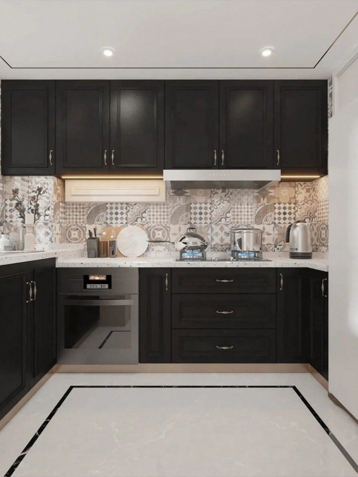 Matte Black Peel And Stick Wallpaper 40x500cm 40x300cm 40x100cm