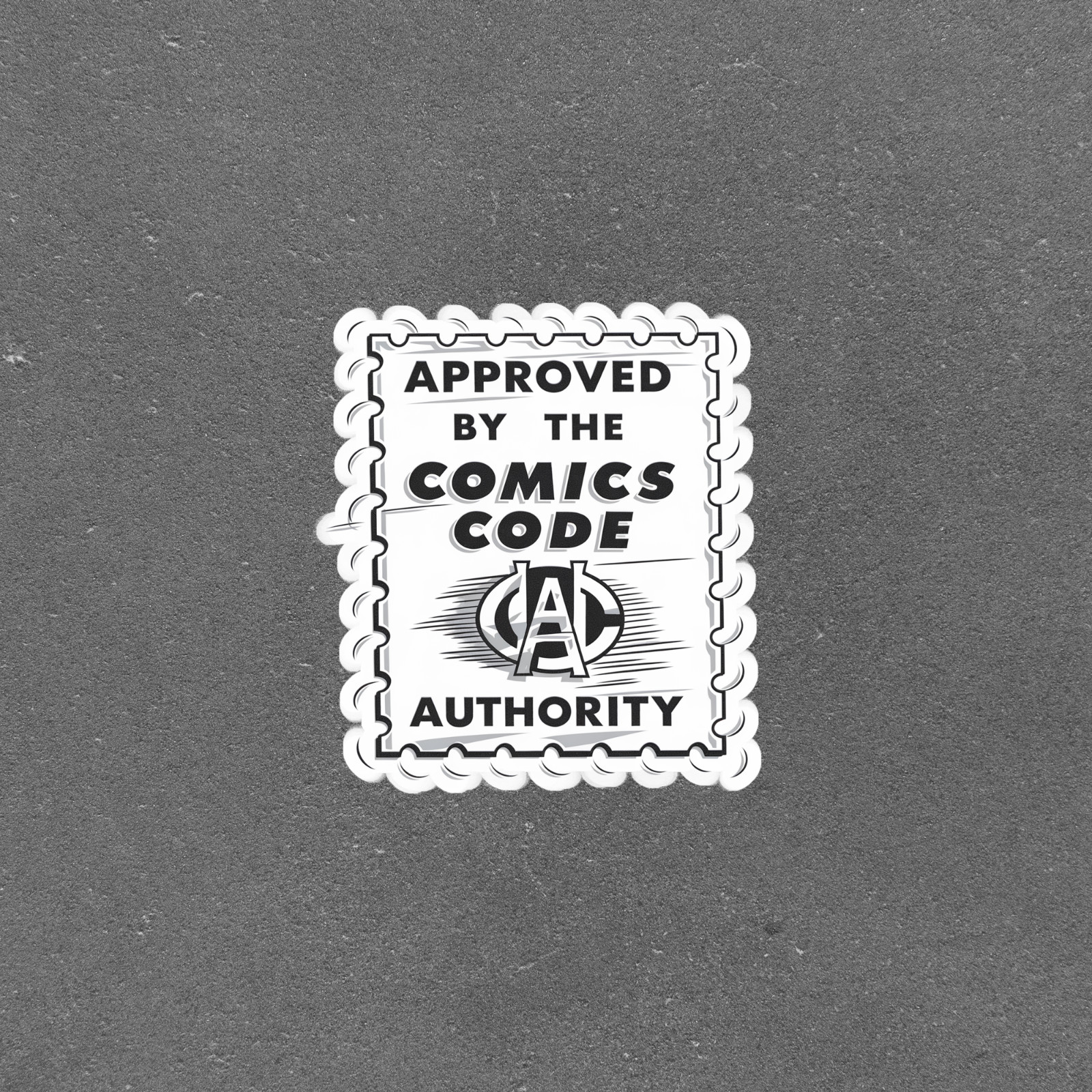 Approved by the Comics Code Authority Vintage Style Sticker #5456