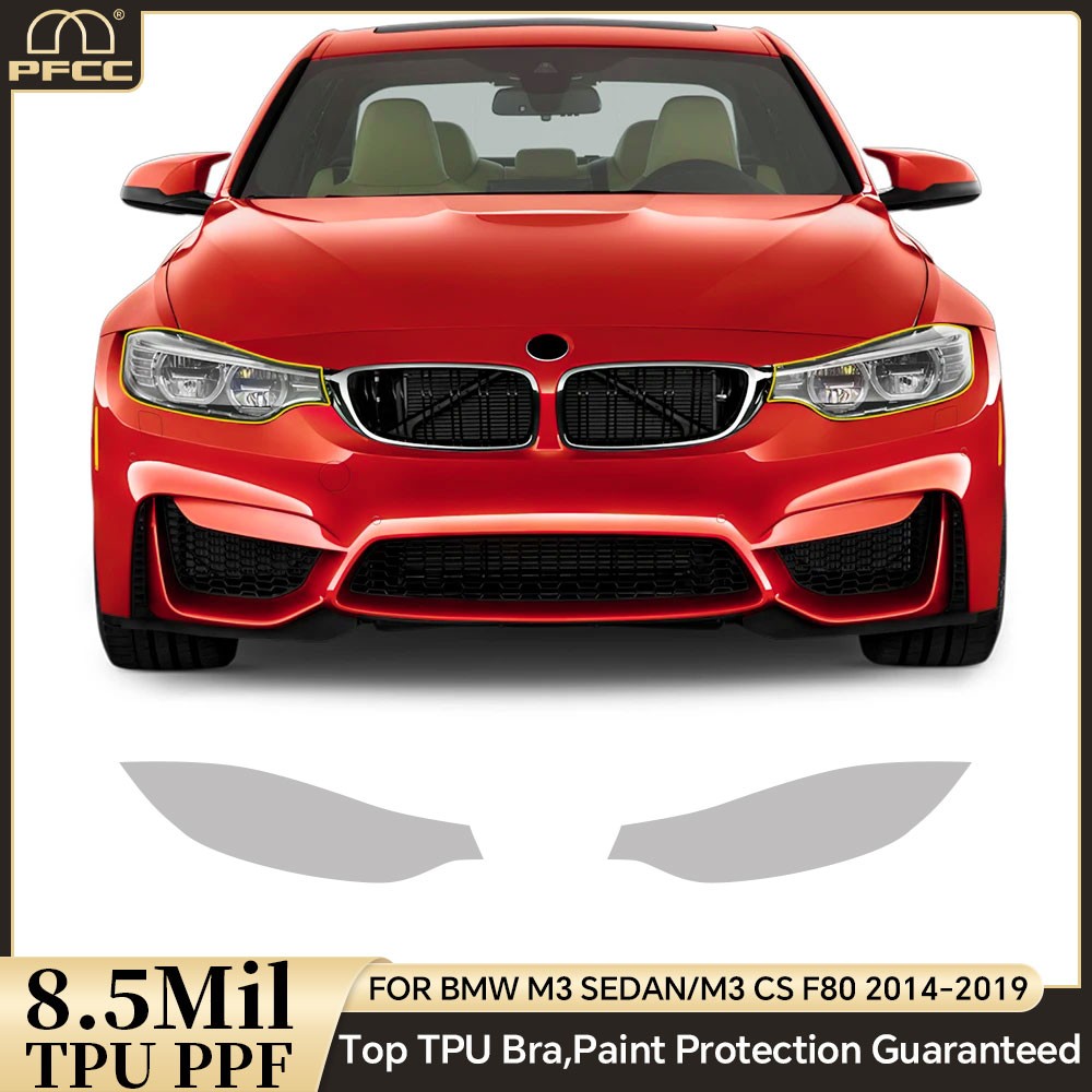 For BMW M3 Sedan CS F80 2014-2019 Full Car Precut Paint Protection Film PPF TPU