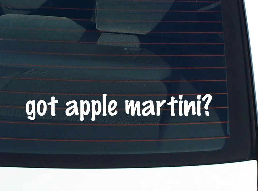 got apple mini? CAR DECAL BUMPER STICKER VINYL FUNNY JOKE WINDOW