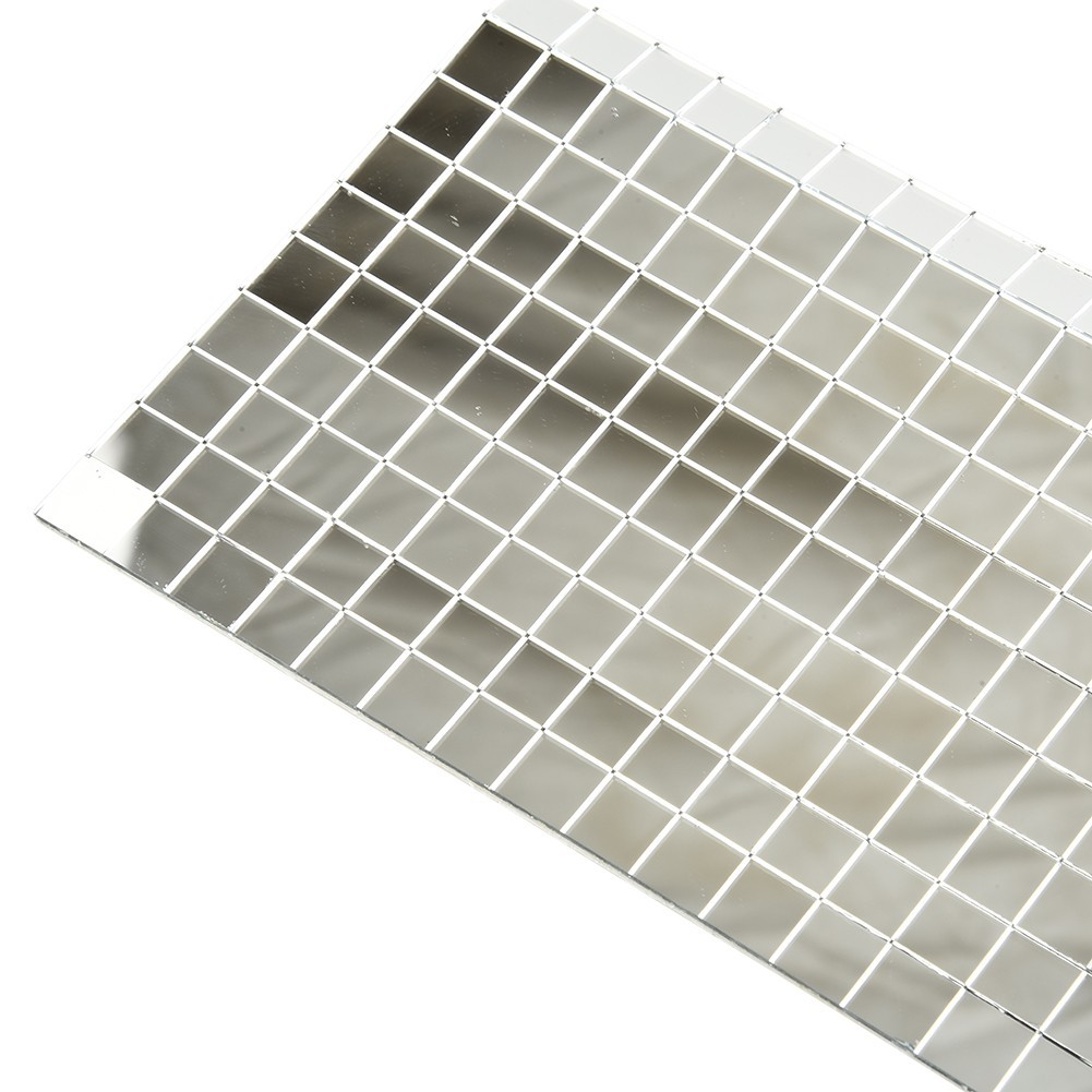 Sophisticated Silver Mosaic Tiles Pack Perfect for Creative Interior Projects