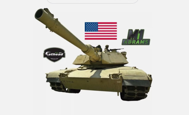 M1 Abrams Tank Fathead Military Wall Graphic Lifesize Decal New Open Box – RARE
