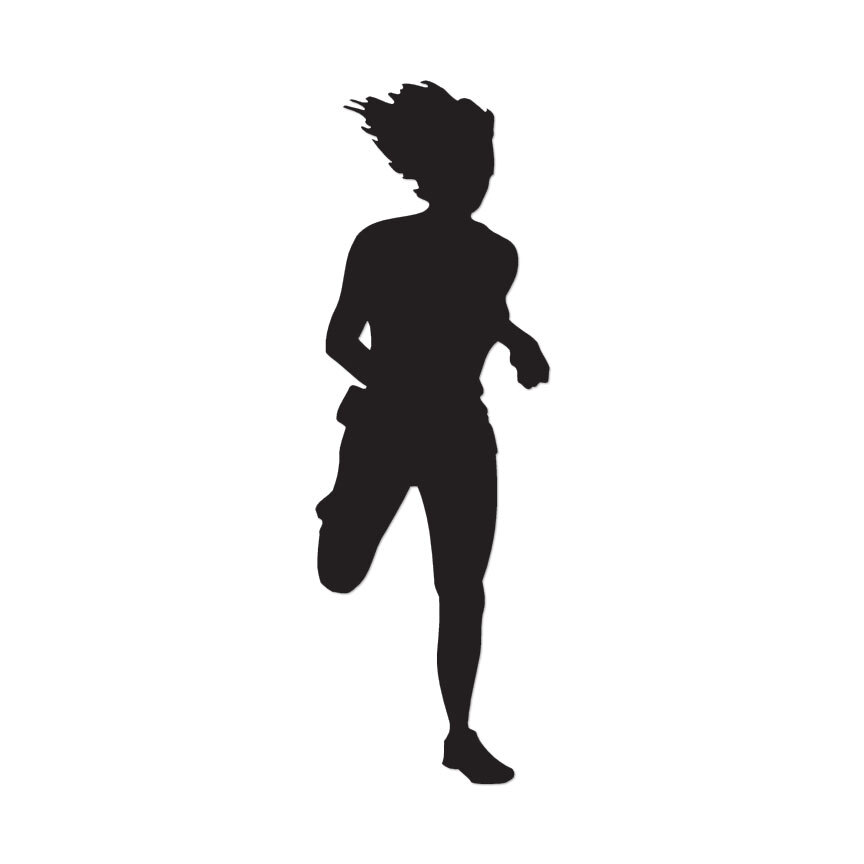 Jogger Running Exercise – Decal Sticker – Multiple Color & Sizes – ebn909