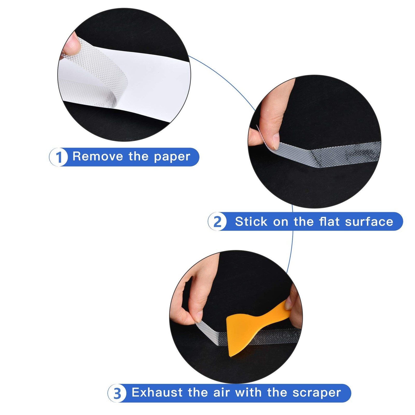 Supkiir Bathtub Non Slip Stickers, 24 PCS Anti Slip Adhesive Shower Treads wi…