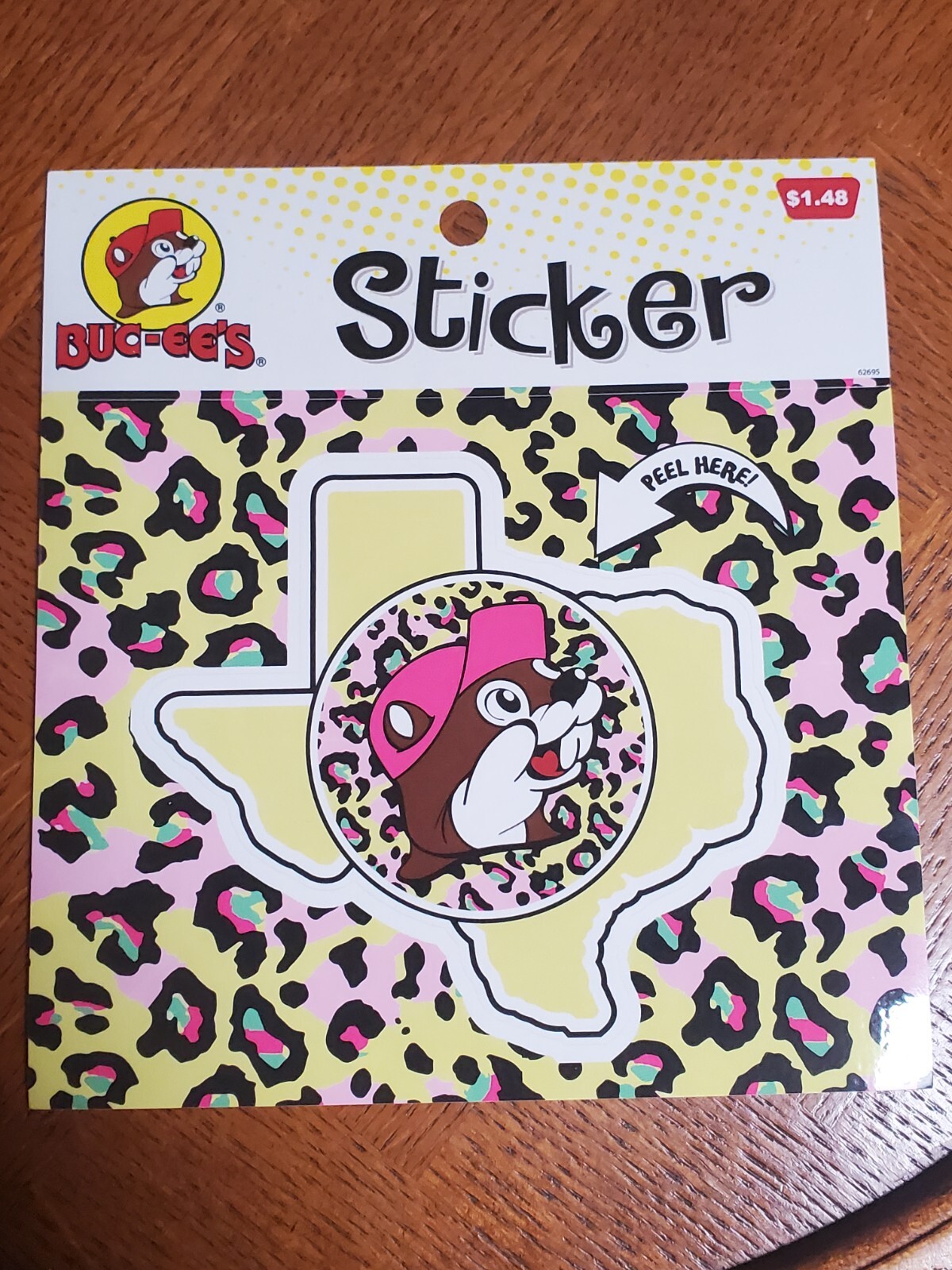 Bucees Sticker Decal Texas 5 X 4