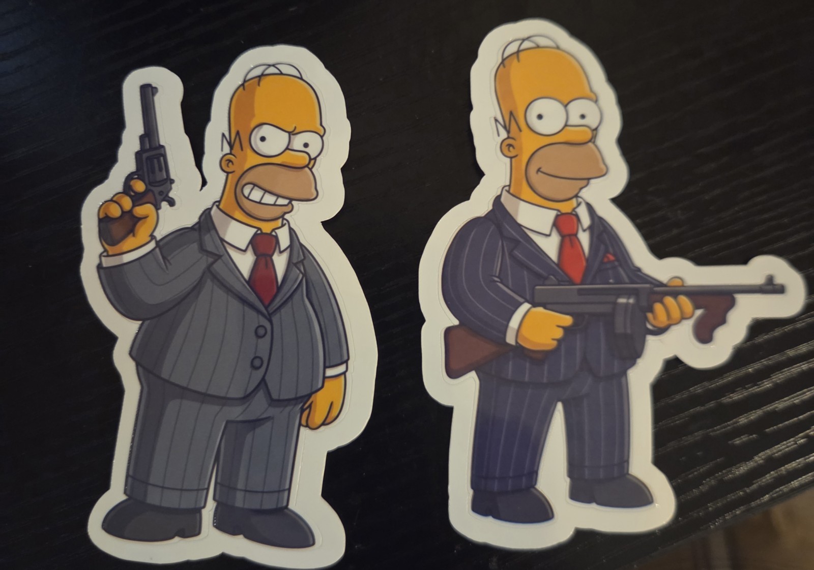4" 4 Pack Gangster Homer Simpson Stickers Cell Phone Laptop Skate Sticker Party