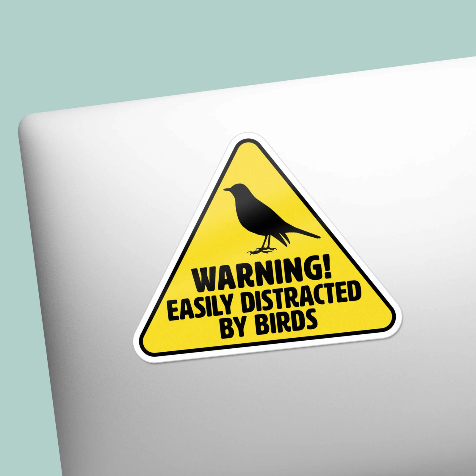 Easily Distracted by Birds Sticker – Funny Birdwatching Decal