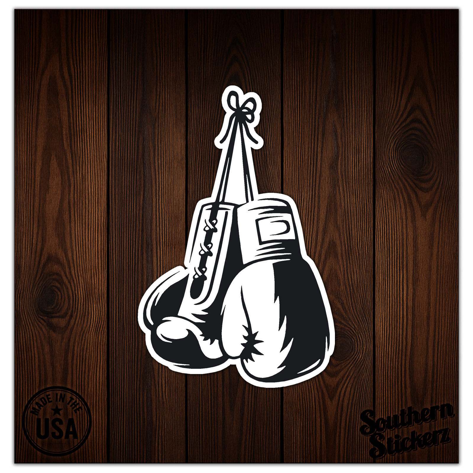 Boxing Gloves – Vinyl Decal Sticker – Car Window Laptop – ebn11995