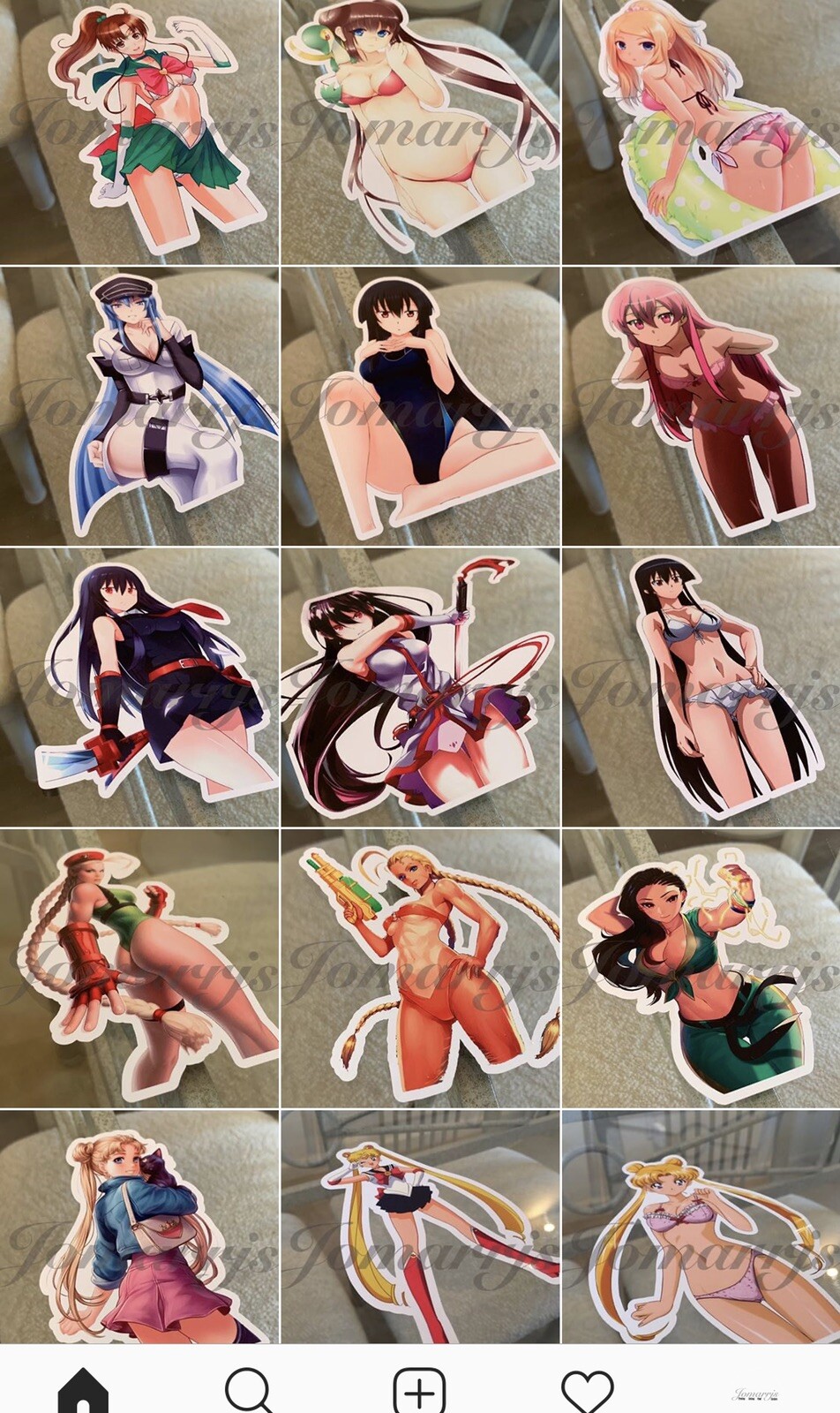 One Piece Anime Nico Robin Bikini Fun Sticker Decals Vinyl manga 1. waifu ecchi