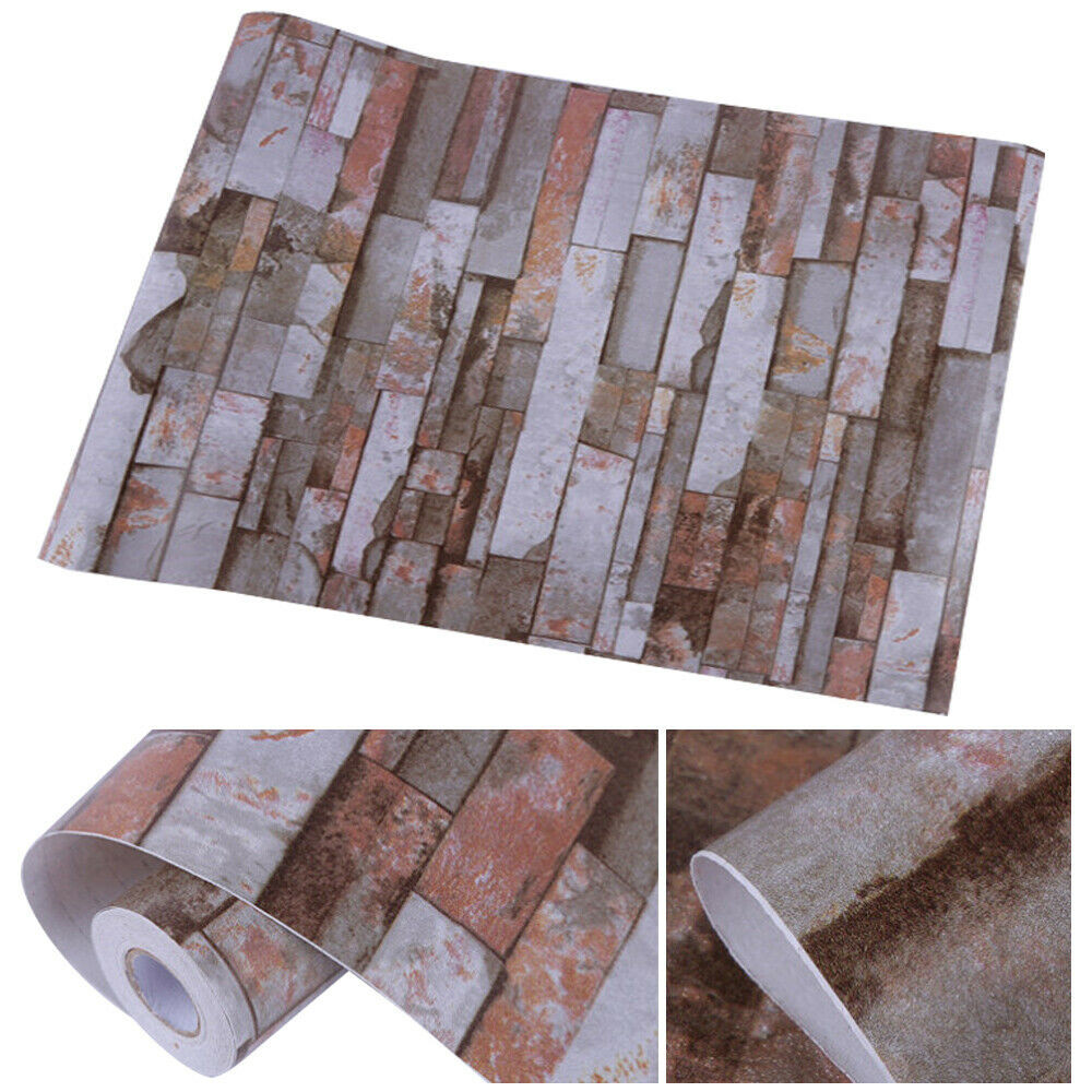 3D Wallpaper PVC Contact Paper Self Adhesive Roll 1.5×32ft Waterproof Peel-Stick