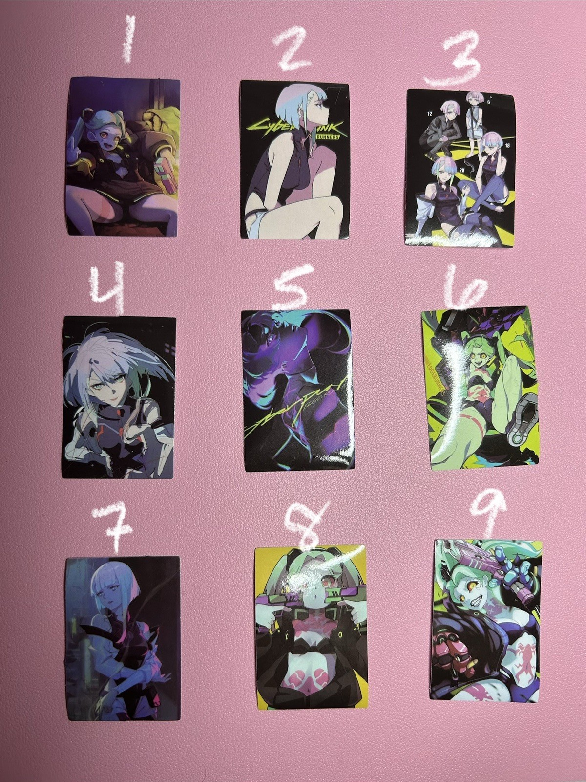Cyber Punk And More Anime Stickers