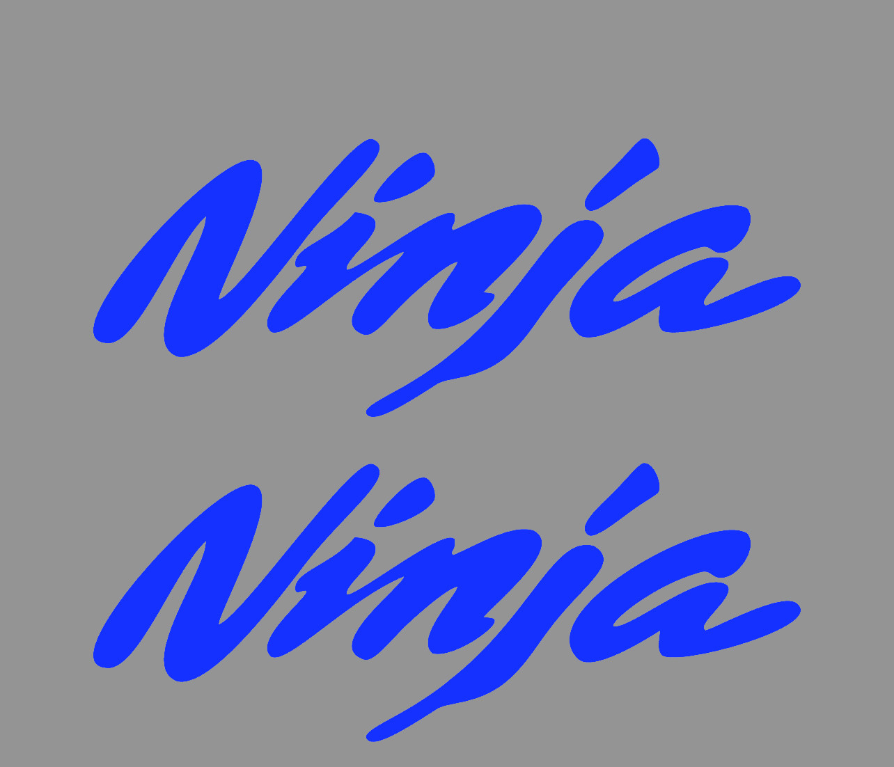 (2) Decal for Kawasaki Ninja Motorcycle Sport Bike Fairing Vinyl Sticker Graphic