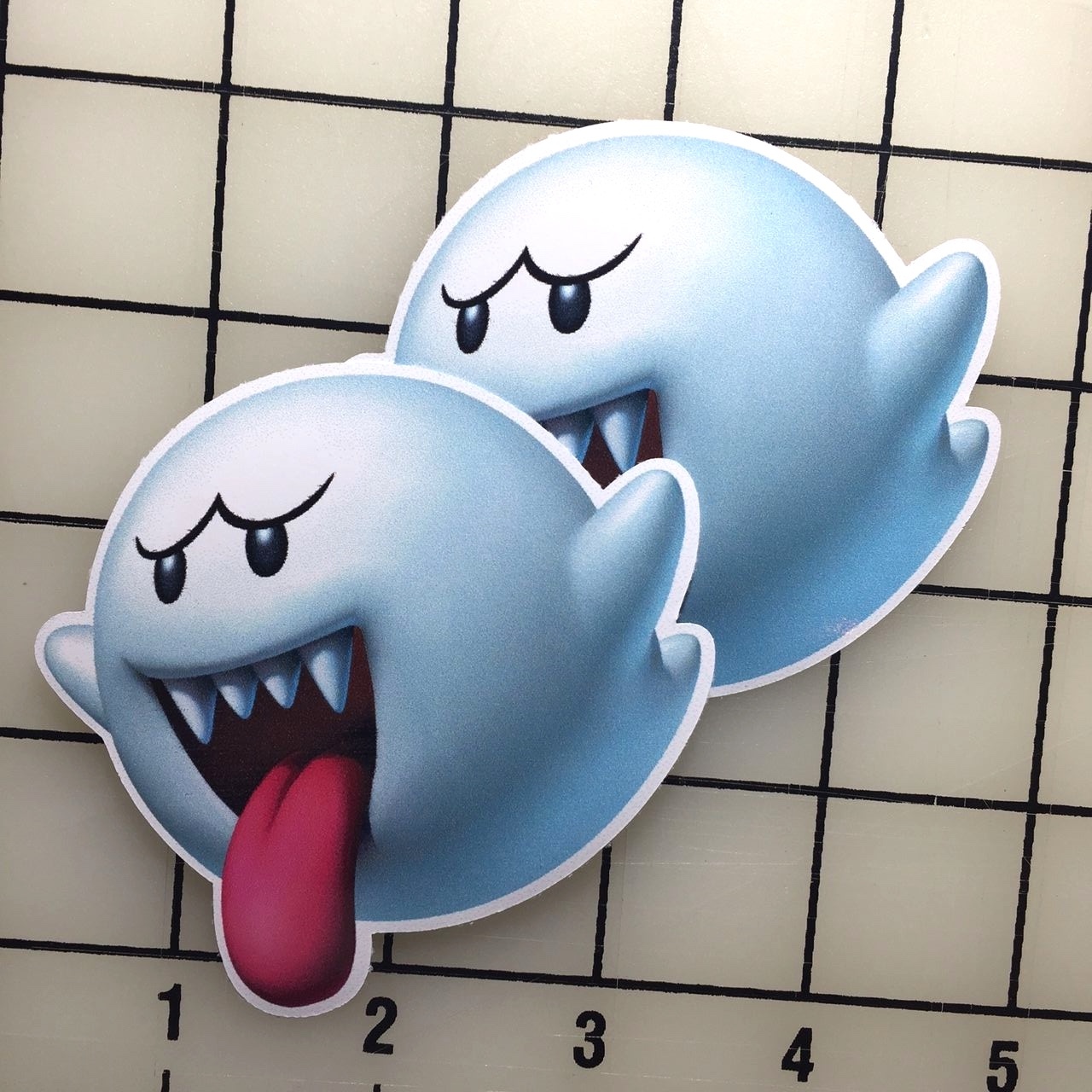 Mario Ghost 3" Wide Color Vinyl Decal Sticker – BOGO