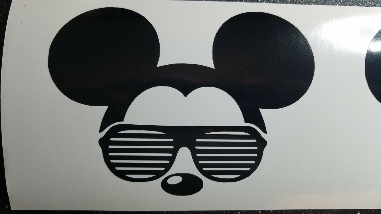 Mickey Mouse Sunglasses Vinyl Decal-Disney Windows car truck Bumper Laptops