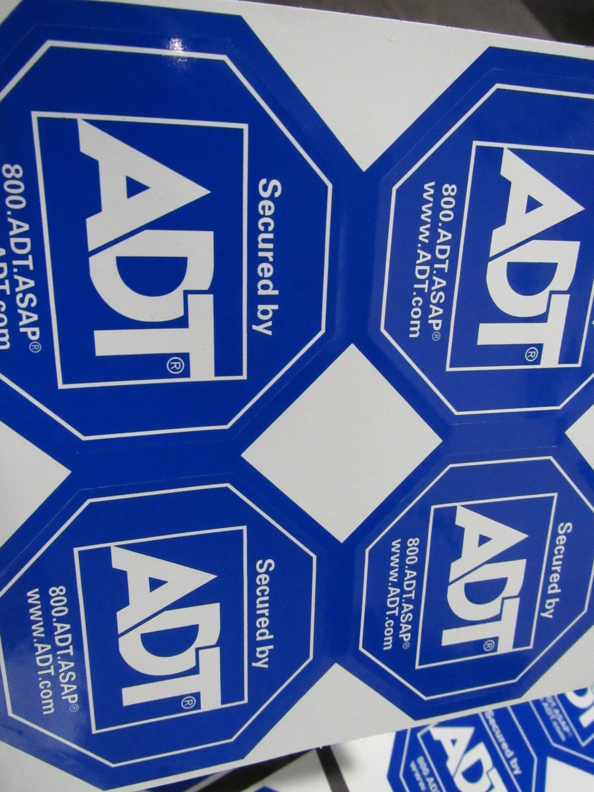 NEW LOT ADT Security Stickers 24 Decals Home Protection Window Decals camera 6