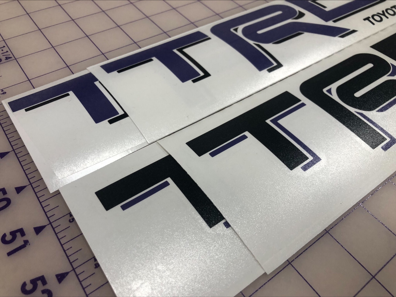 2x TRD Off Road Decals for Toyota Tacoma Tundra Bedside Vinyl Decal CUSTOM COLOR