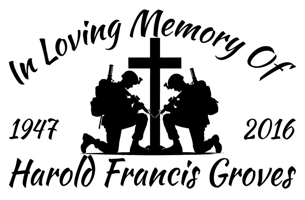 In Loving Memory Of – Military Armed Forces Sticker Decal Memorial Personalize 1